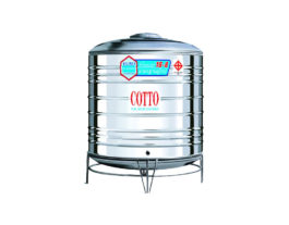 CS650 ถังเก็บน้ำสเตนเลส COTTO ทรงเตี้ย ขนาด 650 ลิตร