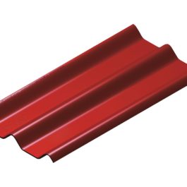 หลังคาไฟเบอร์ซีเมนต์ เอสซีจี รุ่น ลอนคู่ไฮบริด 50x150x0.55 สีแดง
