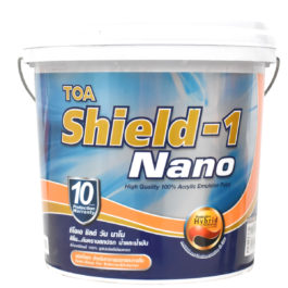 TOA Shield-1 Nano ชิลด์วัน นาโน สีน้ำ กึ่งเงา ทาภายนอก