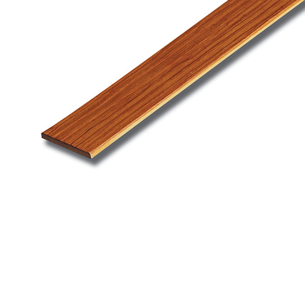 ไม้ระแนง SCG สีสักทองประกายเงาพลัส ขนาด 7.5x300x0.8 ซม. 1