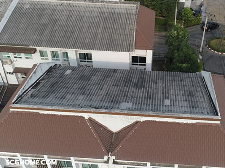 รีวิวบริการ Top Up Roof ซ่อมหลังคารั่วทาวน์เฮาส์ จบ ง่าย ไม่กระทบเพื่อนบ้าน